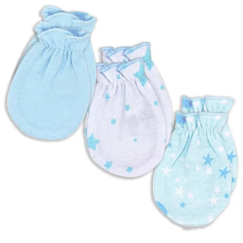 Rose Textiles - 3 Pack Galaxy Mitts, Blue Image 1