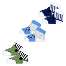 Rose Textiles - 3 Pairs Crew Sock, Boys Slip-On Shoes Image 1