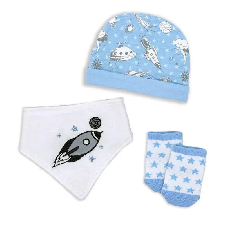 Rose Textiles - 3 Piece Accessory Set, Blue Space Image 1