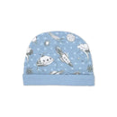 Rose Textiles - 3-Piece Cap And Scratch Mitten Set, Blue Space Image 3