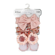 Rose Textiles - 3pc Headband & Sock Set: Rose Floral Image 2