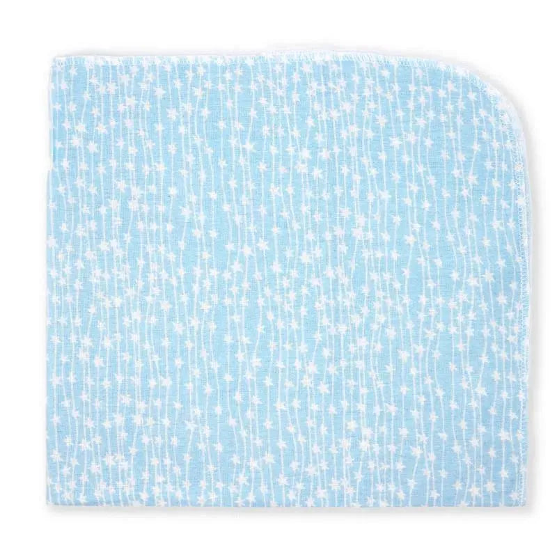 Rose Textiles - 4 Pack Receiving Blanket, Blue Sweet Dreams Image 4