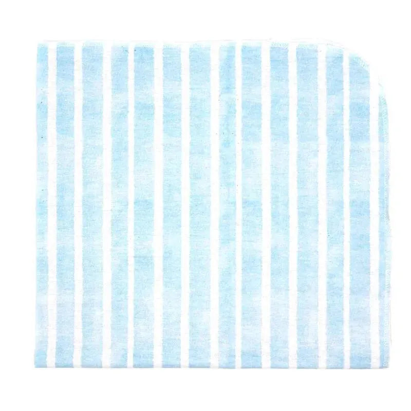 Rose Textiles- 4 Pack Receiving Blanket, Blue Watercolor Image 4