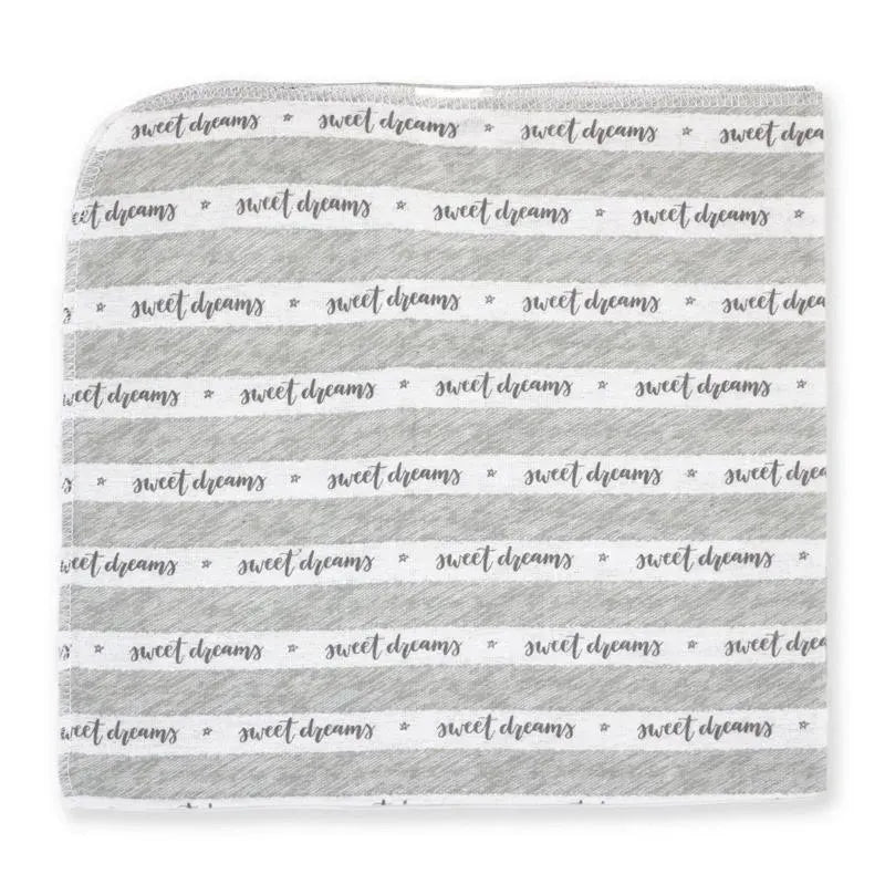 Rose Textiles - 4 Pack Receiving Blanket, Grey Sweet Dreams Image 6