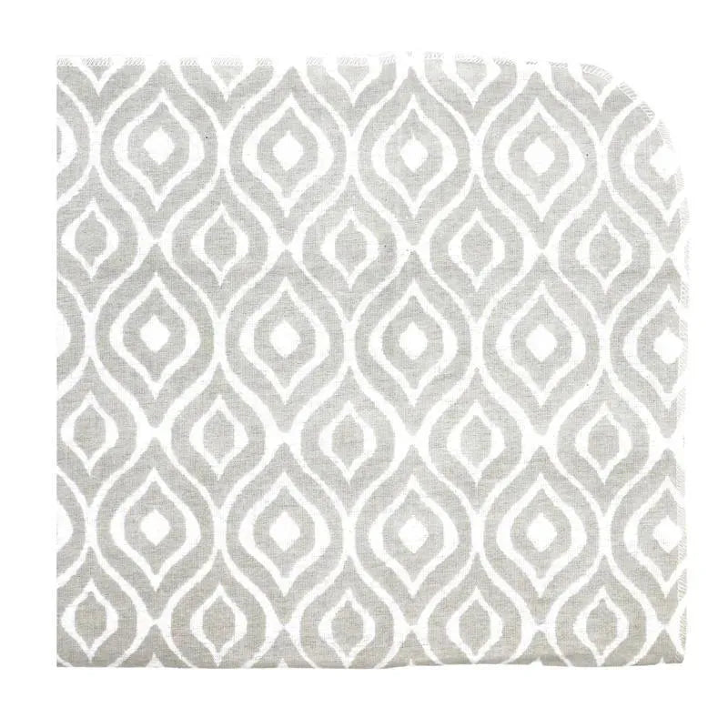 Rose Textiles - 4 Pack Receiving Blanket, Grey Image 3