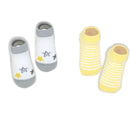 Rose Textiles - 5 Pc Bib And Socks Set, Yellow Elephant Image 6