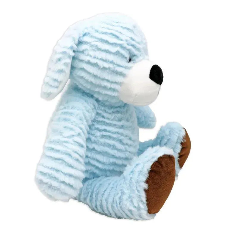 Rose Textiles - 8 Ridged Plush Dog: Blue Image 2