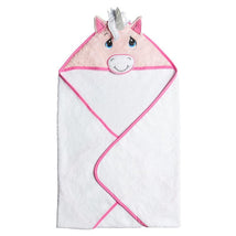 Rose Textiles - Animal Hooded Towel, Unicorn Image 1