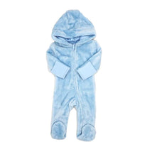 Rose Textiles - Baby Boys Fleece Pramsuit Blue Image 2