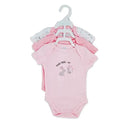 Rose Textiles - Girl's 3 Pack Bodysuit Set, Bunnies Image 2