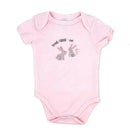 Rose Textiles - Girl's 3 Pack Bodysuit Set, Bunnies  Image 3