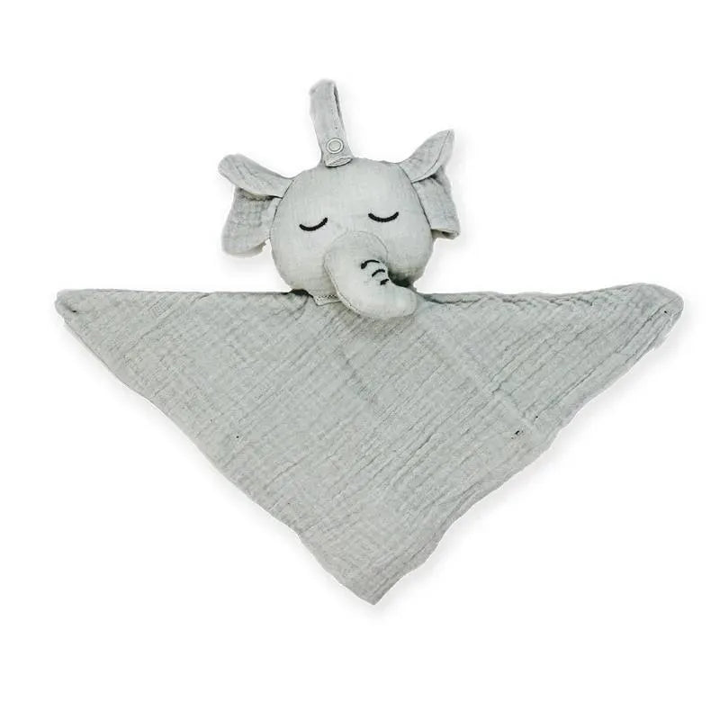 Rose Textiles - Muslin Pacifier Nunu, Elephant Image 2