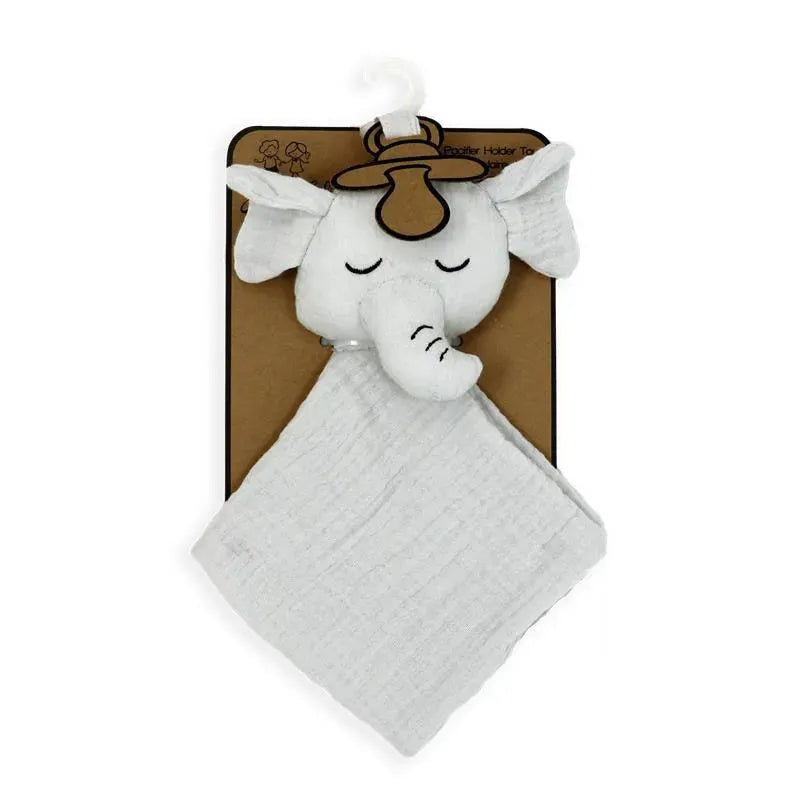 Rose Textiles - Muslin Pacifier Nunu, Elephant Image 4