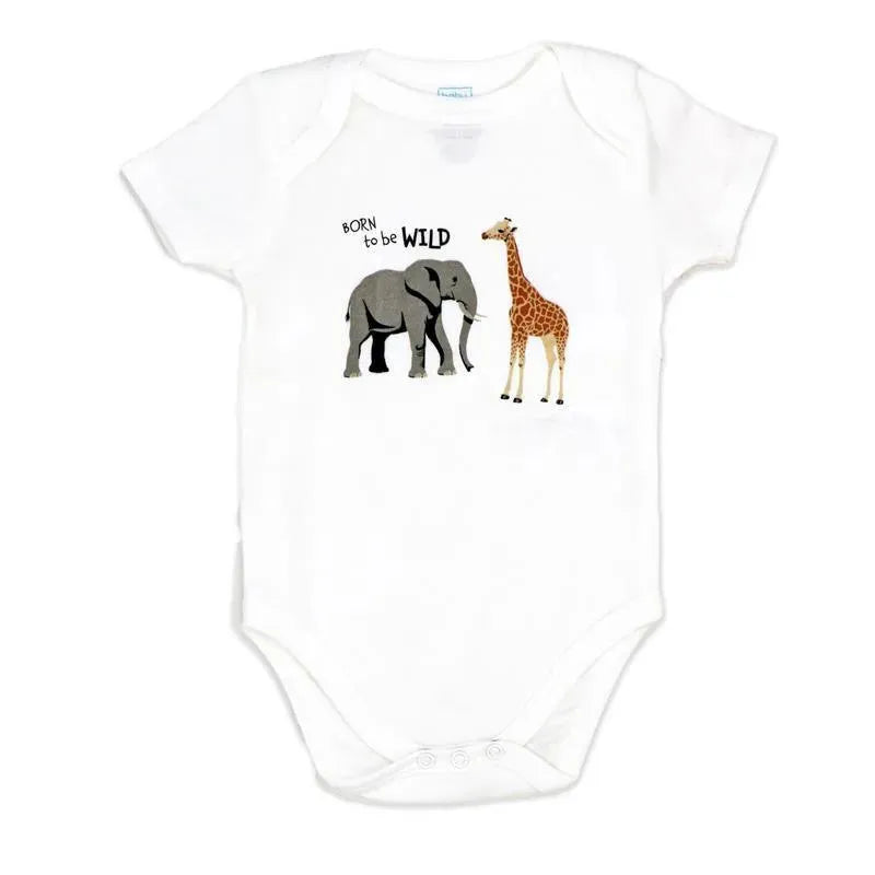 Rose Textiles - Neutral 3 Pack Bodysuit Set, Safari  Image 3