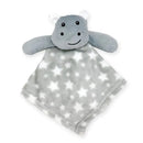 Rose Textiles - Nunu With Ring Rattle, Grey Hippo Image 2