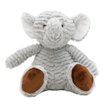 Rose Textiles - Ridged Plush Toy, Grey Elephant Image 1