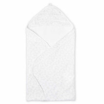 Rose Textiles - Star Muslin Lined Hooded Towel, Grey Image 2
