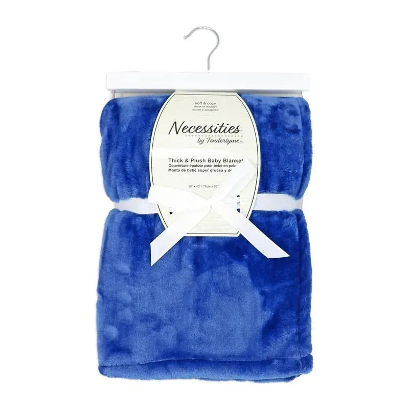 Rose Textiles - Super Thick & Plush Blanket, Blue Image 2