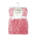 Rose Textiles - Super Thick & Plush Blanket, Pink  Image 2