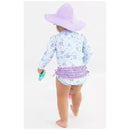 Rufflebutts - Fairytale Garden Long Sleeve One Piece Rash Guard Image 4