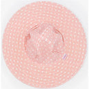 Rufflebutts - Pink Polka And Stripe Reversible Swim Hat Image 3