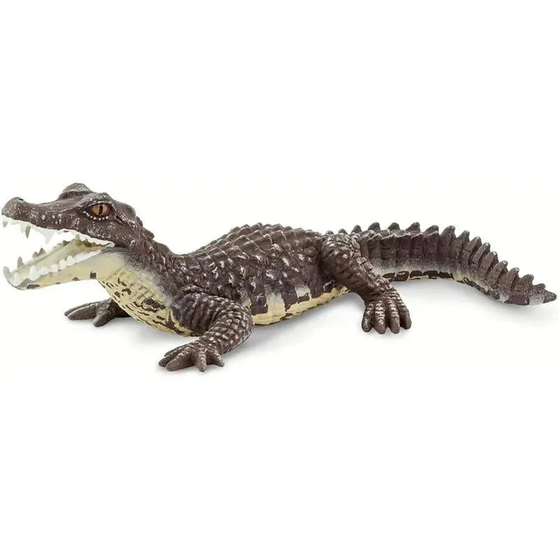 Safari Ltd. - Caiman Figurine, Realistic 5 Reptile Figure Image 1