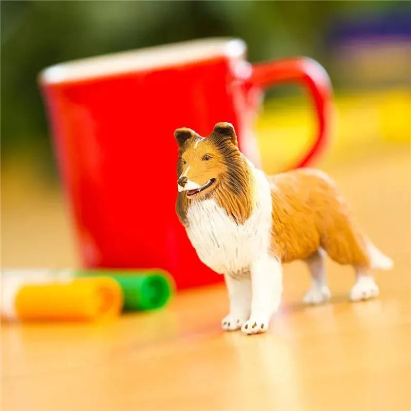 Safari Ltd. - Collie Figurine, Lifelike 4 Dog Figure Image 2