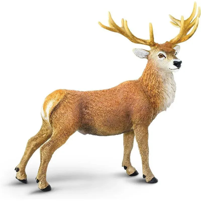 Safari Ltd. - Red Deer Stag Figurine, Detailed 4.75 Figure Image 1