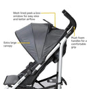 Safety 1St - Step Lite Compact Stroller, Lightweight aluminum frame, Greyhound Image 6