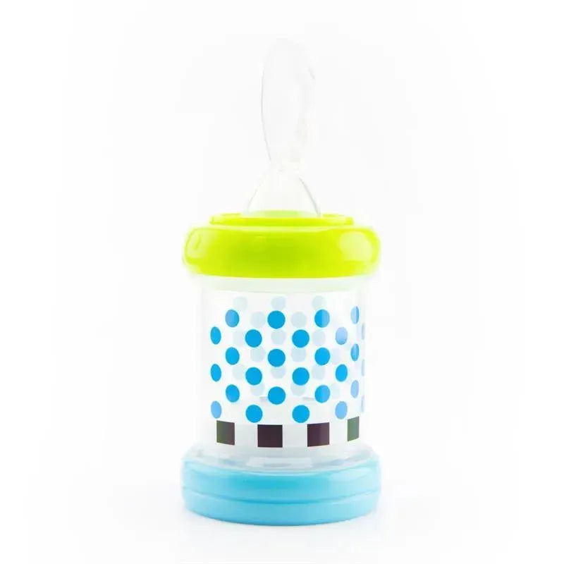 Sassy - Baby Food Nurser, 4+ Months Set of 2, 100% Silicone Nipple and Spoon BPA-Free Image 3