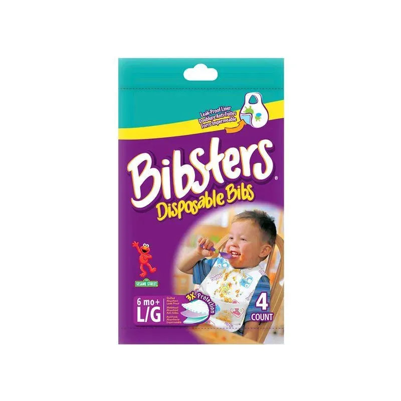 Sassy - Bibsters Disposable Bib, Travel Size 4 Ct Image 1