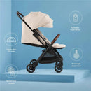 Silver Cross - Jet 5 Lightweight Stroller, Almond White Image 2