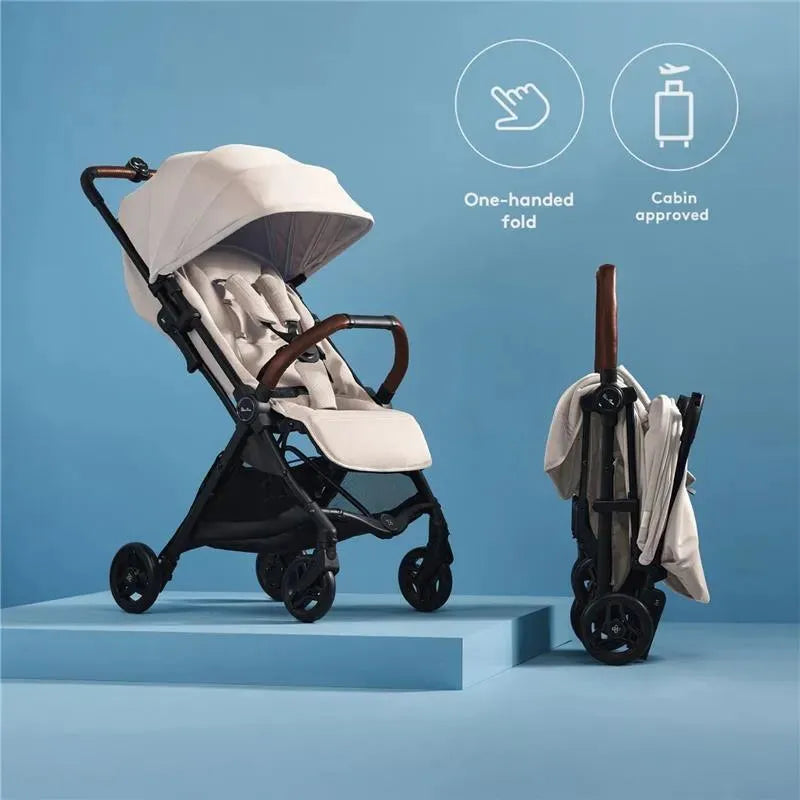 Silver Cross - Jet 5 Lightweight Stroller, Almond White Image 4