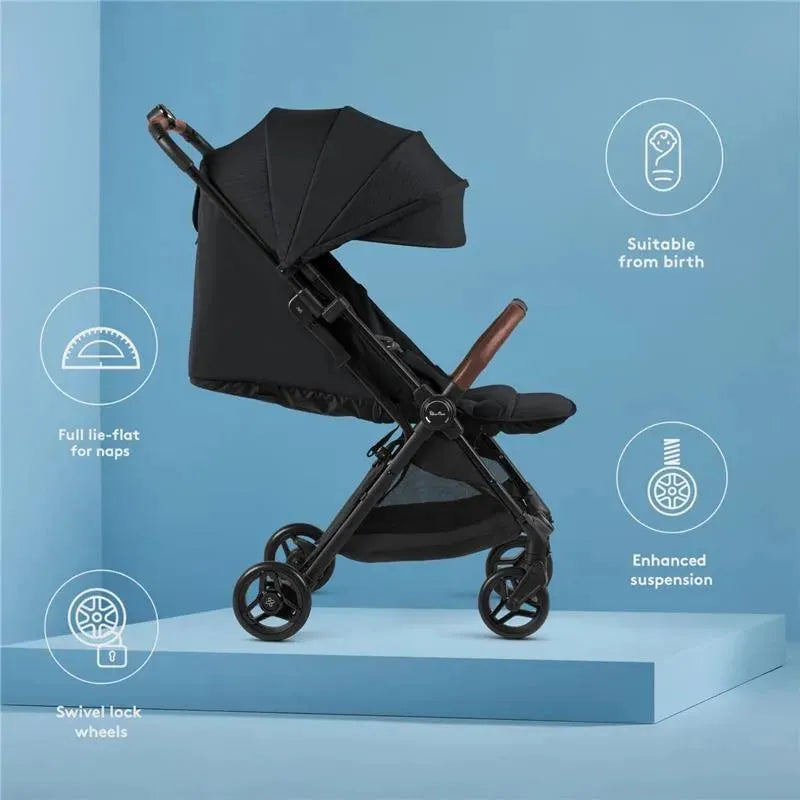 Silver Cross - Jet 5 Lightweight Stroller, Black Image 2