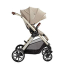 Silver Cross - Reef 2 Single Stroller + Folding Bassinet, Stone Image 6