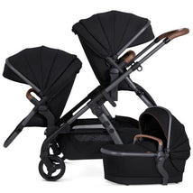 Silver Cross - Wave 3 Complete Stroller (Seat, Bassinet, & Tandem Seat), Licorice Image 1