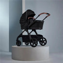 Silver Cross - Wave 3 Complete Stroller (Seat, Bassinet, & Tandem Seat), Licorice Image 6