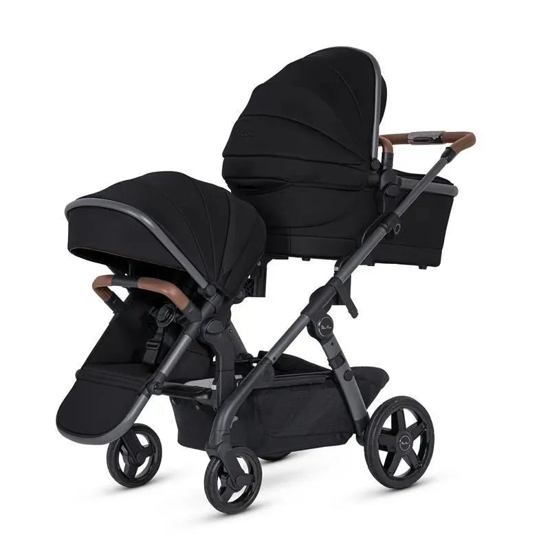 Silver Cross - Wave 3 Complete Stroller (Seat, Bassinet, & Tandem Seat), Licorice Image 7