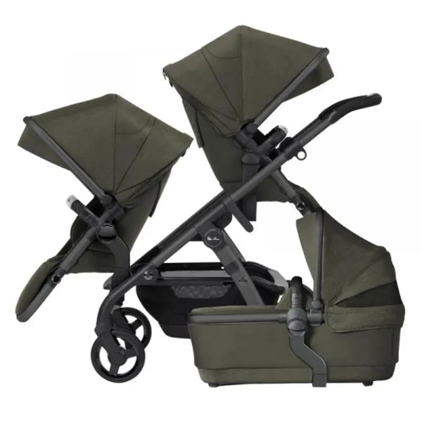 Silver Cross - Wave Double Stroller, Cedar