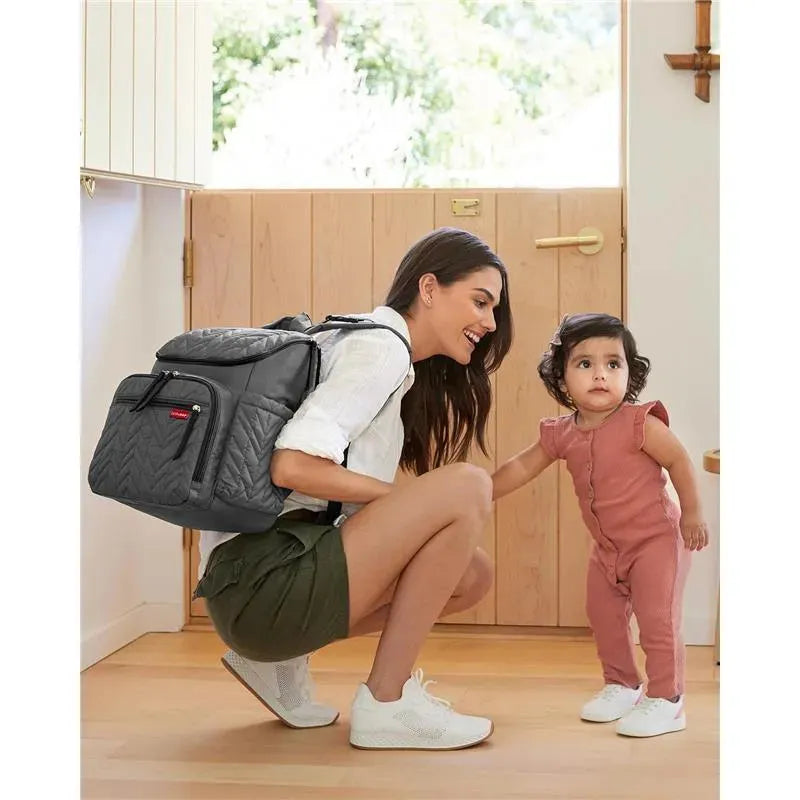 Skip Hop - Forma Diaper Bag Backpack, Gray Image 7