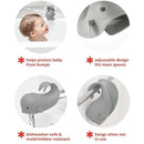 Skip Hop - Baby Bath Spout Cover, Universal Fit, Moby, Grey Image 5