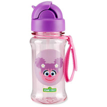 Skip Hop - Sesame Street Toddler Sippy Cup with Straw, Straw Bottle, 12 oz, Abby Cadabby Image 1