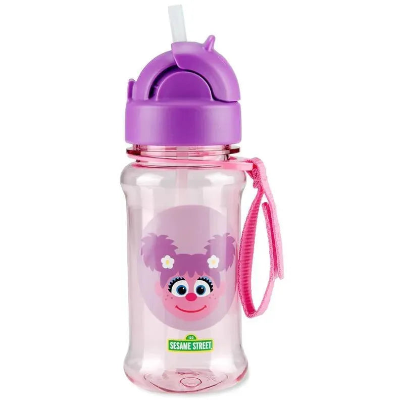 Skip Hop - Sesame Street Toddler Sippy Cup with Straw, Straw Bottle, 12 oz, Abby Cadabby Image 3