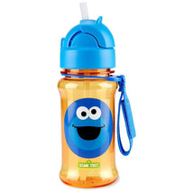 Skip Hop - Sesame Street Toddler Sippy Cup with Straw, Straw Bottle, 12 oz, Cookie Monster Image 1