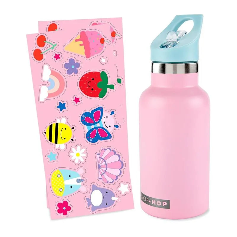 Skip Hop - Stainless Steel Kids Canteen Bottle, Pink Image 3