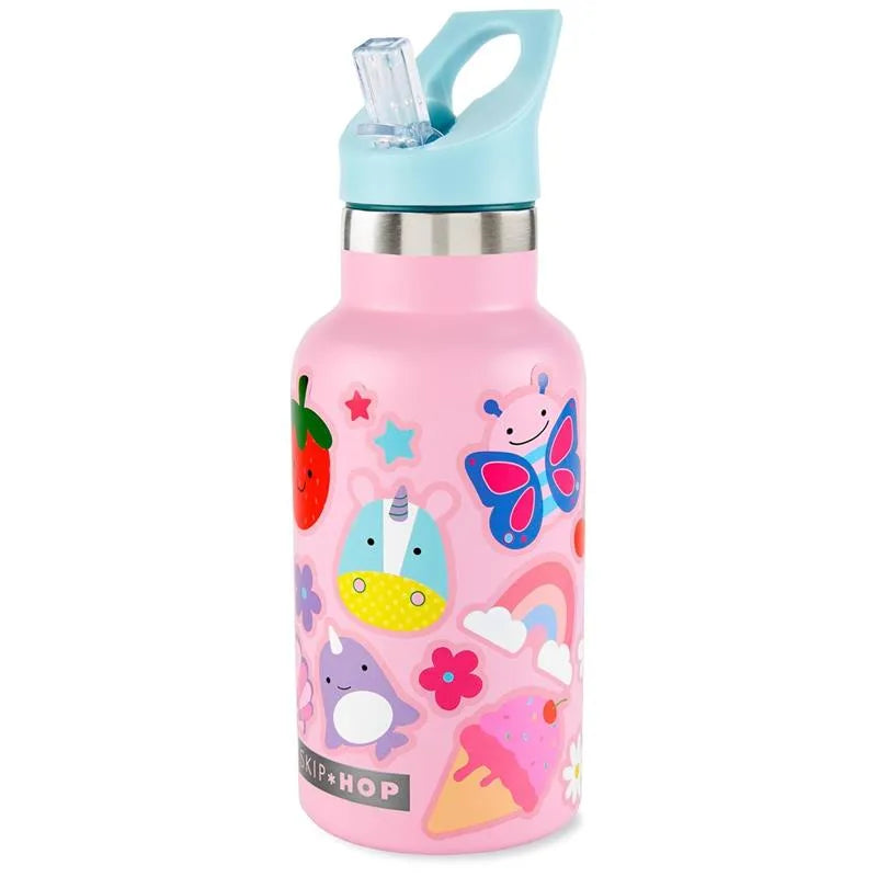 Skip Hop - Stainless Steel Kids Canteen Bottle, Pink Image 4