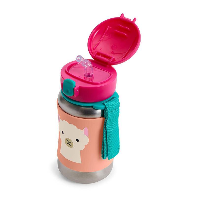 Skip Hop Kids Water Bottle With Straw, Stainless Steel Sippy Cup
