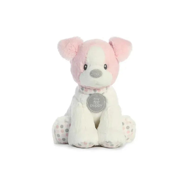 Pink puppy hotsell stuffed animal