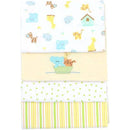 Spasilk - 4 Pack Receiving Blanket Hanger Yellow Ark Image 2