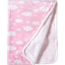 Spasilk - Fleece Velboa Blanket, Pink Celestial Image 1